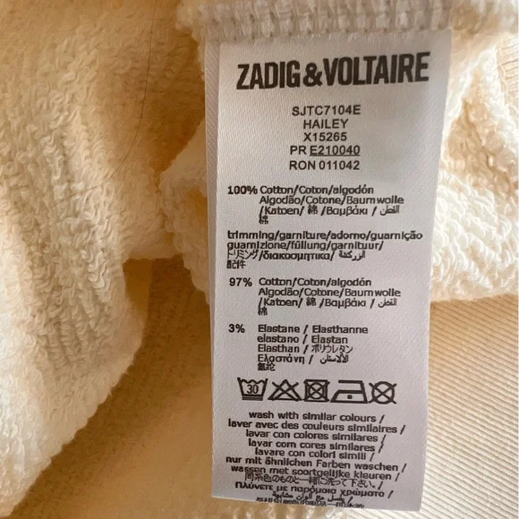 Kids Children Zadig & Voltaire Sweatshirt Size 8 126 - Picture 4 of 7